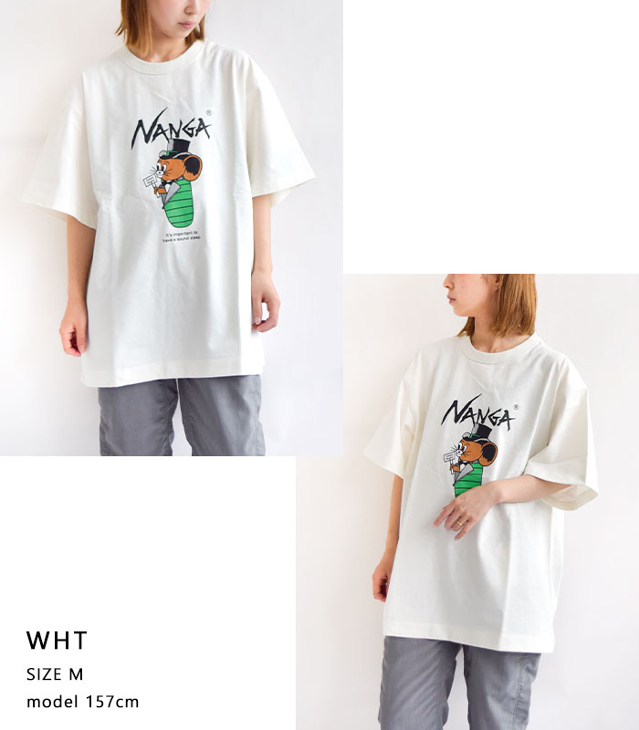 NANGA × JERRY UKAI TシャツM美品 NANGA ナンガ トップス Tシャツ JERRY UKAI ジェリーウカイ