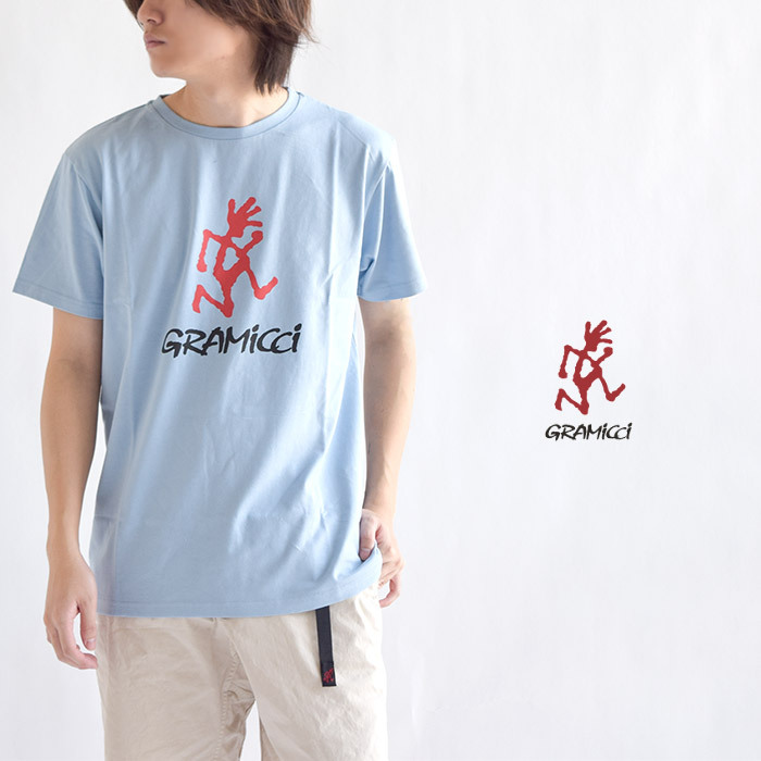 グラミチ Tシャツ GRAMICCI LOGO TEE 半袖 プリントT ロゴT コットン 綿100％ クルーネック シンプル ベーシック アウトドア  レディース メンズ 2012-STS