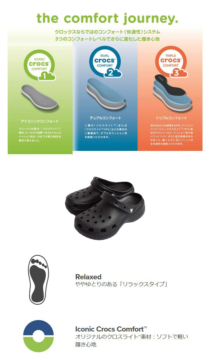 crocs 2024新色追加 クロックス メンズ レディース 正規取扱店 サンダル クラシック プラットフォーム クロッグ ウィメン 厚底 春 夏 秋  206750 : piece life - 通販 - Yahoo!ショッピング