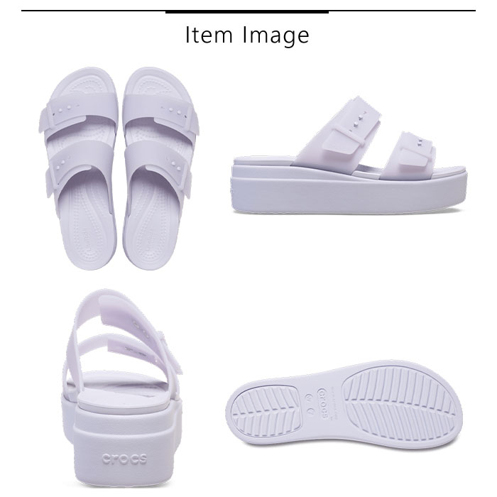 crocs 2025春夏新作 クロックス サンダル 厚底 ブルックリン