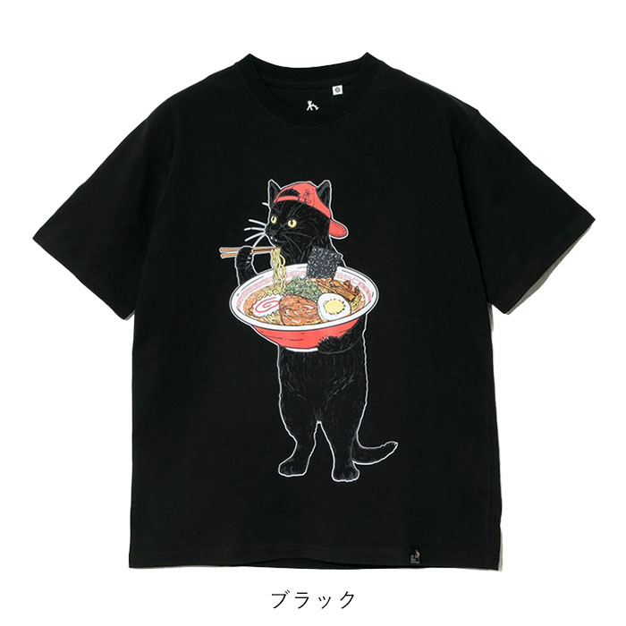 2025春夏新作 ゴースローキャラバン go slow caravan 半袖 Tシャツ 中華そば猫 TEE ラーメン らーめん メンズ レディース ねこ ネコ キャット 341914 go slow caravan/中華そば猫 TEE / 341914 【限定展開