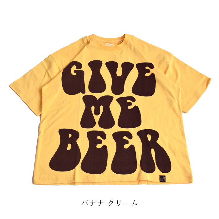 2025春夏新作 ゴースローキャラバン go slow caravan 半袖 Tシャツ メンズ レディース 綿 コットン トップス GIVE ME BEER！ビール フェス ビアガーデン 341919 go slow caravan 2025春夏新作 ゴースローキャラバン 半袖 T