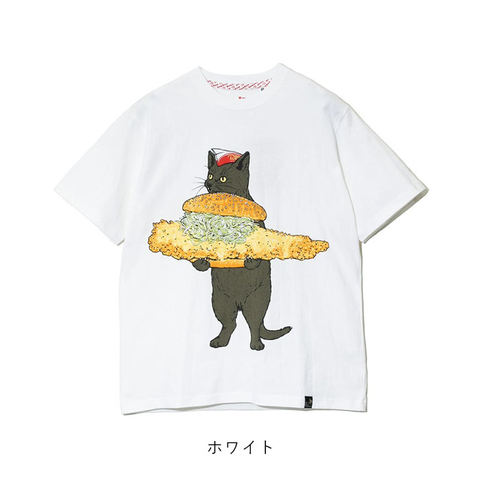 2025春夏新作 ゴースローキャラバン go slow caravan 半袖 Tシャツ ドムドムハンバーガー びたびたバターフィッシュ 猫 メンズ レディース ネコ ねこ 341962 go slow caravan 2025春夏新作 ゴースローキャラバン 半袖 T