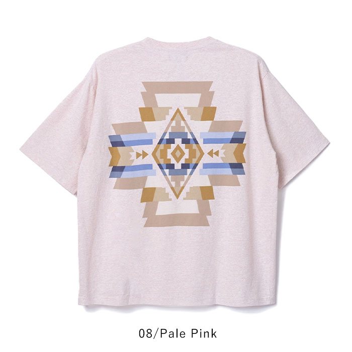 2025春夏新作 ペンドルトン PENDLETON 半袖 Tシャツ バックプリント ネイティブ柄 幾何学模様 Back Print Tee メンズ レディース 春 秋 冬 M L 5275-0007 PENDLETON 2025春夏新作 ペンドルトン 半袖 Tシャツ バック