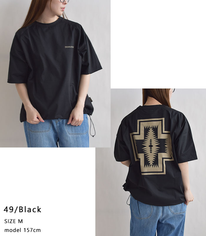 2025秋冬新作 ペンドルトン PENDLETON Tシャツ 半袖 バックプリント Back Print Tee カルキュロ 速乾 ドライ ストレッチ メンズ レディース S M L 5475-1028 PENDLETON 2025秋冬新作 ペンドルトン Tシャツ 半袖 バック
