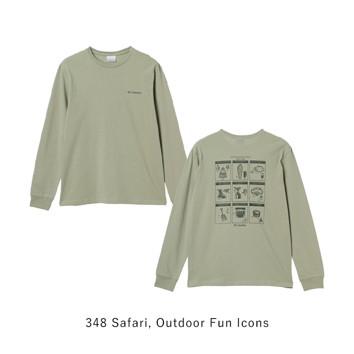 コロンビアで購入　お値下げ　新品未使用　コロンビア　絵画 Columbia 2024秋冬新作 コロンビア ロンT Tシャツ トップス
