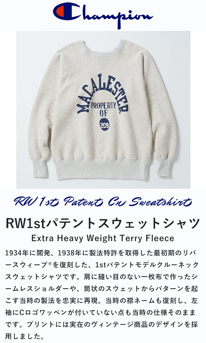Champion 2025秋冬新作 チャンピオン トレーナー スウェット リバース