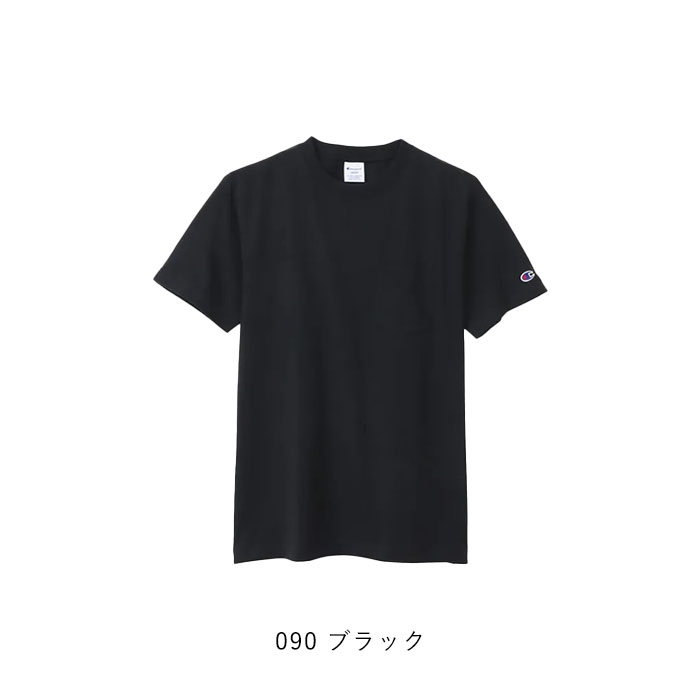 2025春夏新作 チャンピオン Champion Tシャツ 半袖 ポケット トップス Tシャツ カットソー メンズ レディース 無地 ロゴ刺繍 ワンポイント ポケT C3-X357 | Champion | 03