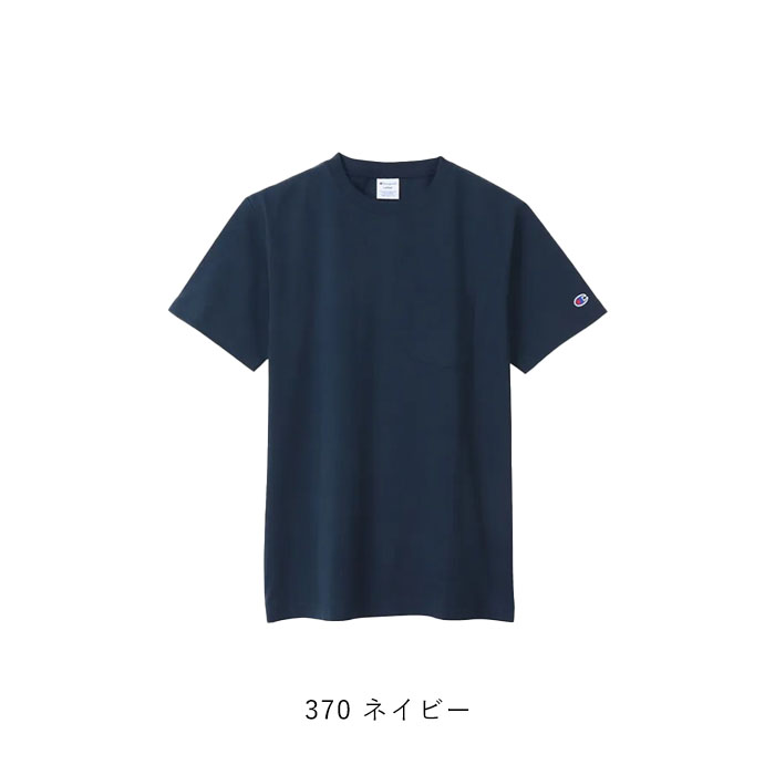 2025春夏新作 チャンピオン Champion Tシャツ 半袖 ポケット トップス Tシャツ カットソー メンズ レディース 無地 ロゴ刺繍 ワンポイント ポケT C3-X357 | Champion | 04