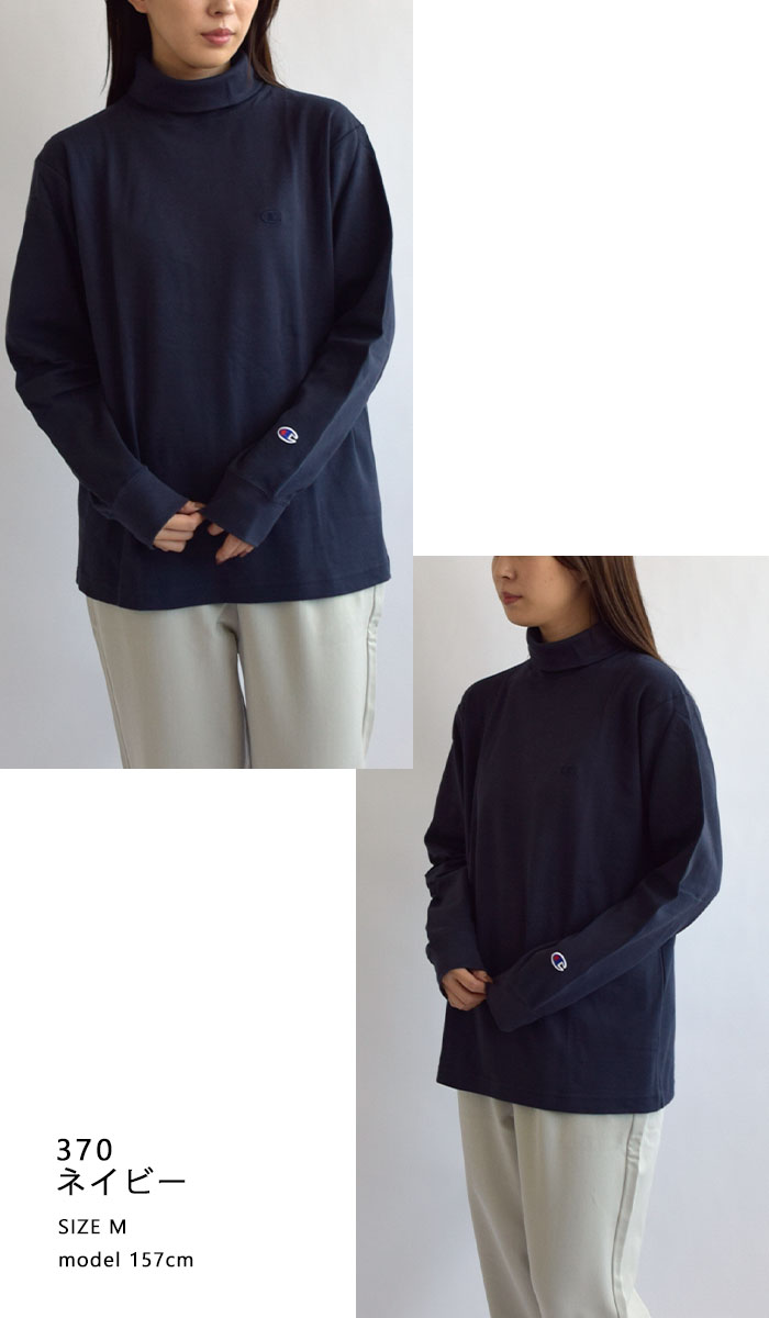 Champion チャンピオン ロングTシャツ タートルネック メンズ