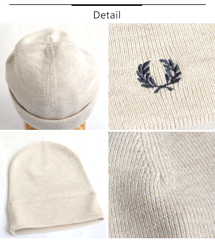 FRED PERRY 2024秋冬新作 フレッドペリー ニット帽 メンズ