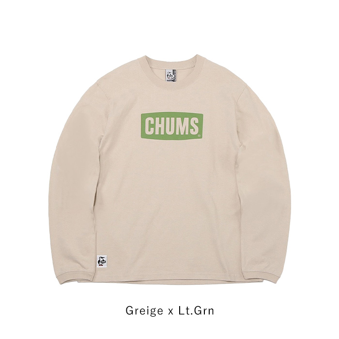 2024秋冬新作 CHUMS チャムス Tシャツ トップス ロンT 長袖 ロゴ ブラッシュド ロングスリーブ メンズ レディース コットン 春秋冬 M L XL CH01-2302 bruno-regas_ch01-2303