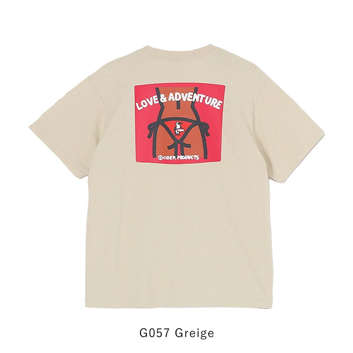2025春夏新作 CHUMS チャムス Tシャツ 半袖 かせきさいだぁ Hip T-Shirt ヒップ コラボ トップス 綿100％ メンズ レディース ユニセックス M L XL CH01-2554 CHUMS 2025春夏新作 チャムス Tシャツ 半袖 かせきさいだぁ Hip