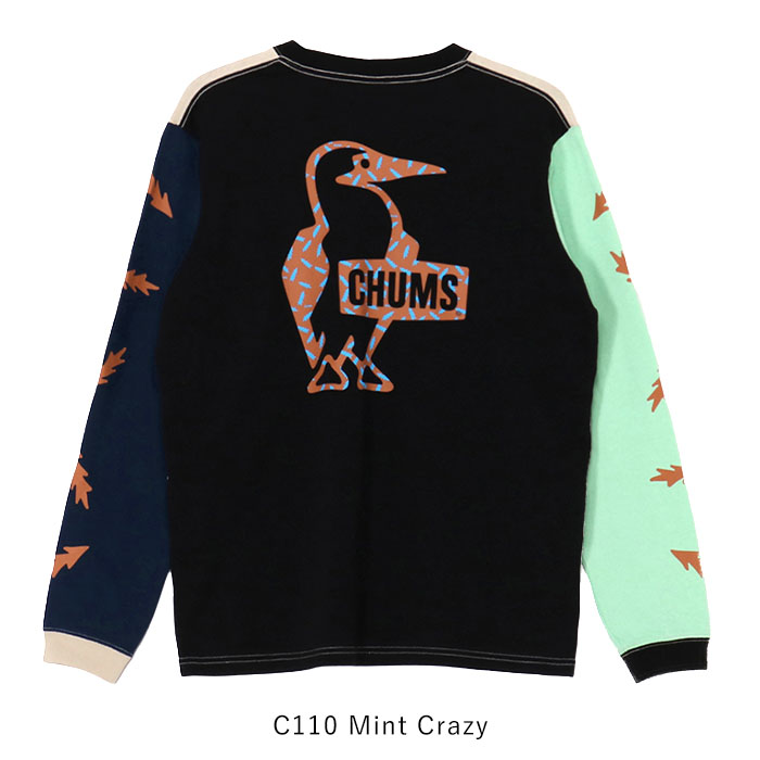 CHUMS 2025秋冬新作 チャムス ロンT 長袖 Tシャツ かせきさいだぁ