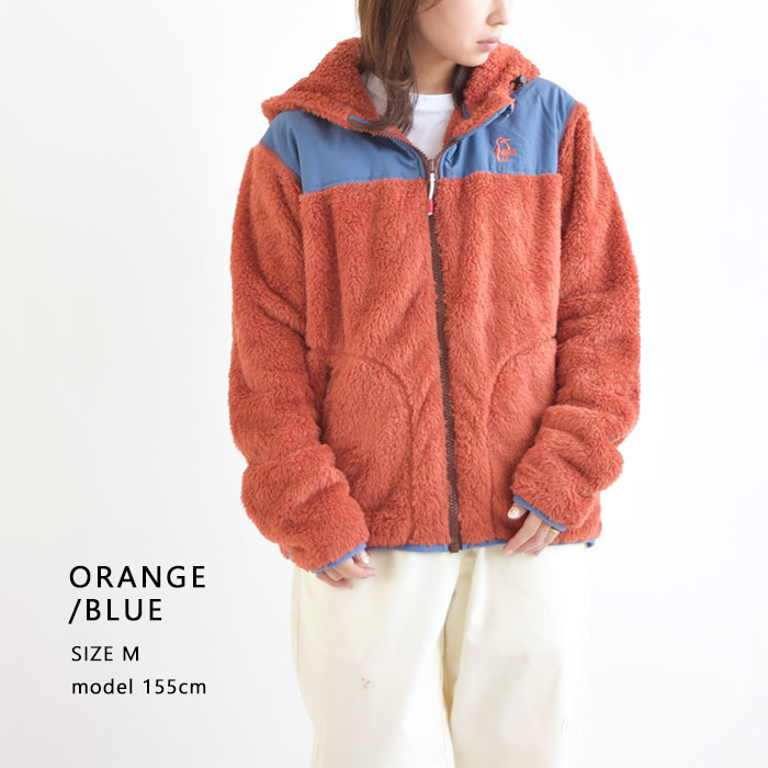 CHUMS チャムス フリース パーカー Elmo Fleece Full Zip Parka エルモ