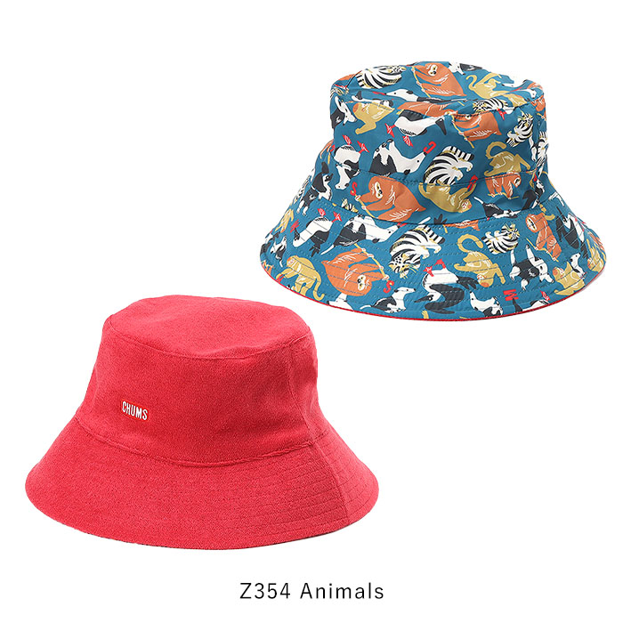 公式通販サイトセール CHUMS 2025春夏新作 チャムス 帽子 Reversible Pile Bucket Hat 帽子