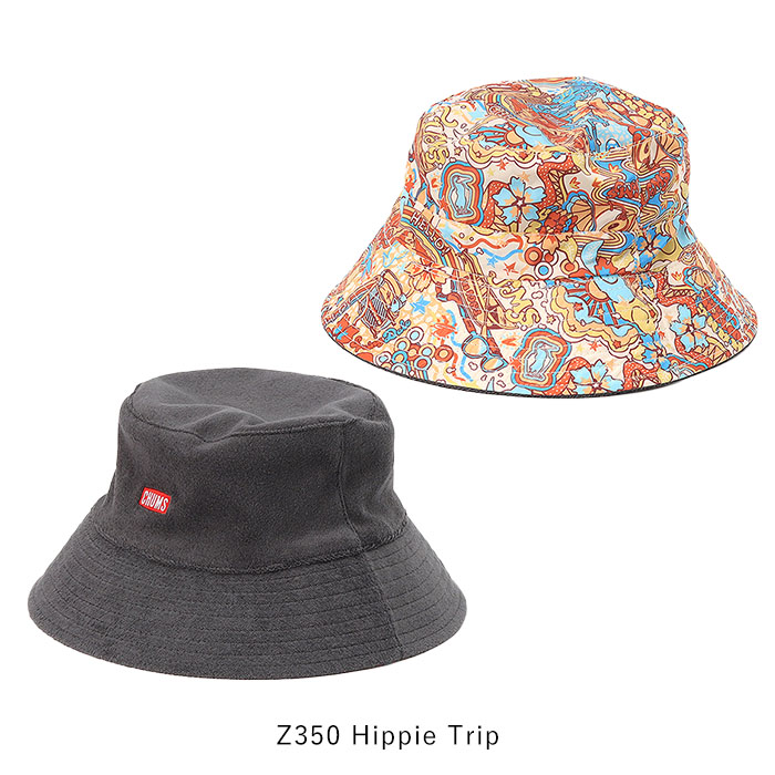 CHUMS 2025春夏新作 チャムス 帽子 Reversible Pile Bucket Hat