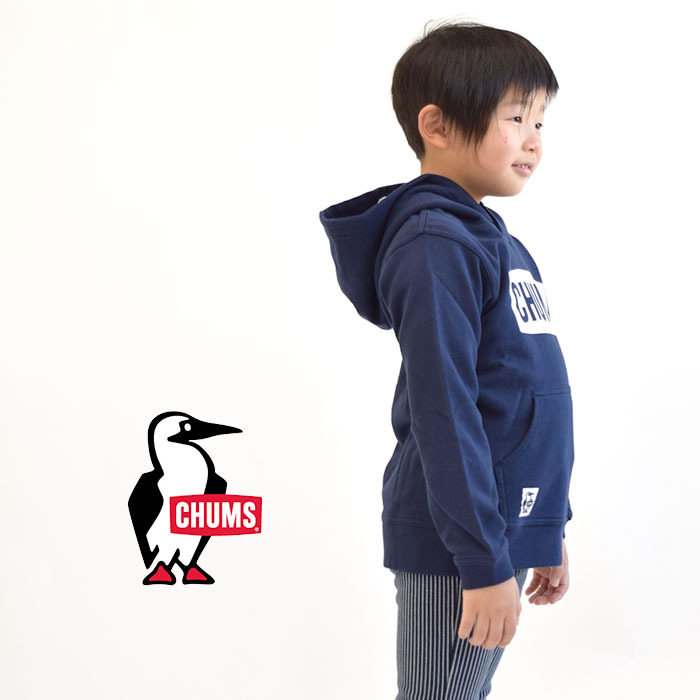 CHUMS チャムス Kid's Logo Pullover Parka LP キッズ ロゴ プル