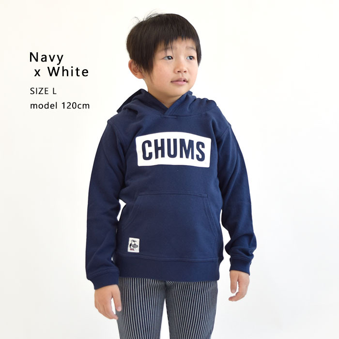 CHUMS チャムス Kid's Logo Pullover Parka LP キッズ ロゴ プル