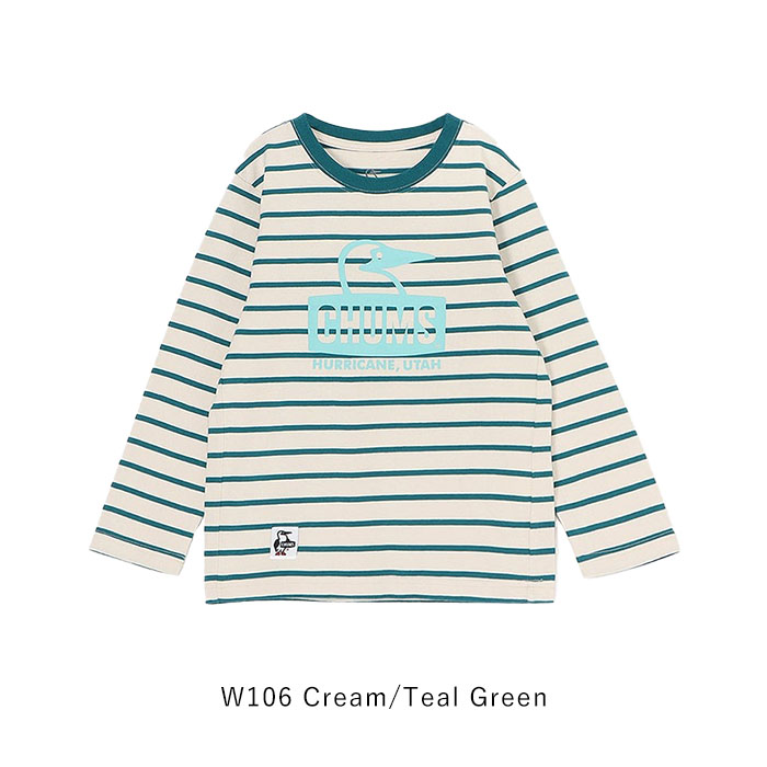 CHUMS 2025春夏新作 チャムス キッズ Tシャツ ロンT 長袖