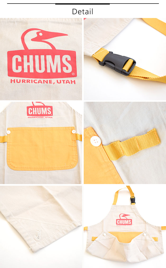 CHUMS チャムス キッズブービーフェイスエプロン キッズ