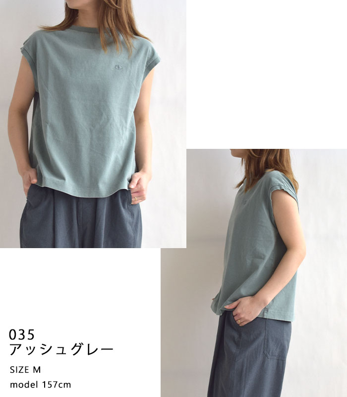 Champion 2025春夏新作 チャンピオン Tシャツ ノースリーブ