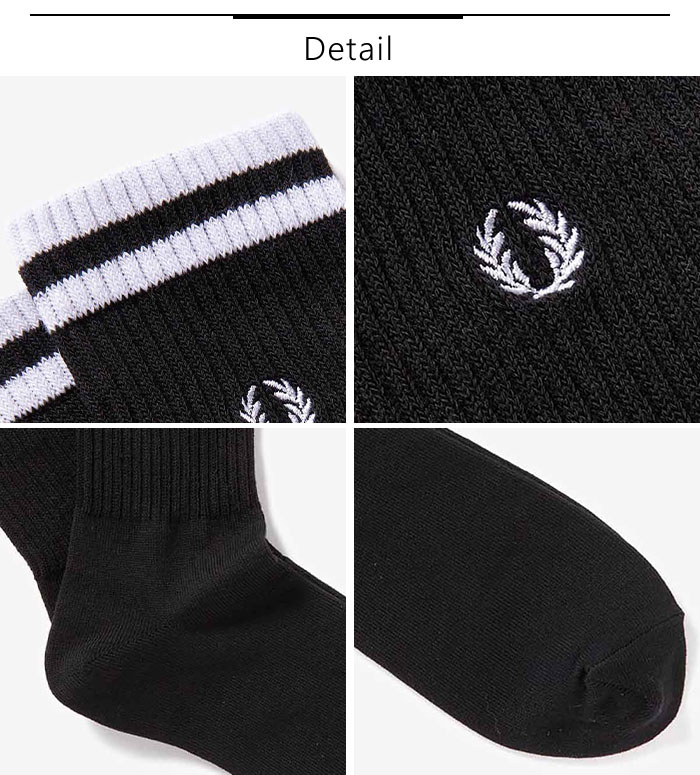 FRED PERRY 2024秋冬新色追加 フレッドペリー 靴下 ソックス ショート  