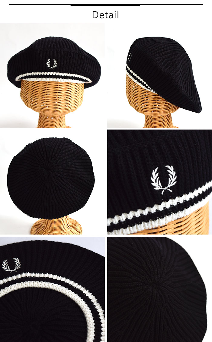 FRED PERRY フレッドペリー ベレー帽 Knitted Beret メンズ