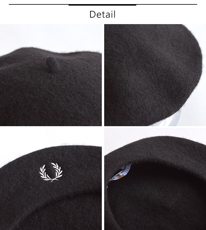 FRED PERRY フレッドペリー ベレー帽 Wool Beret ウール