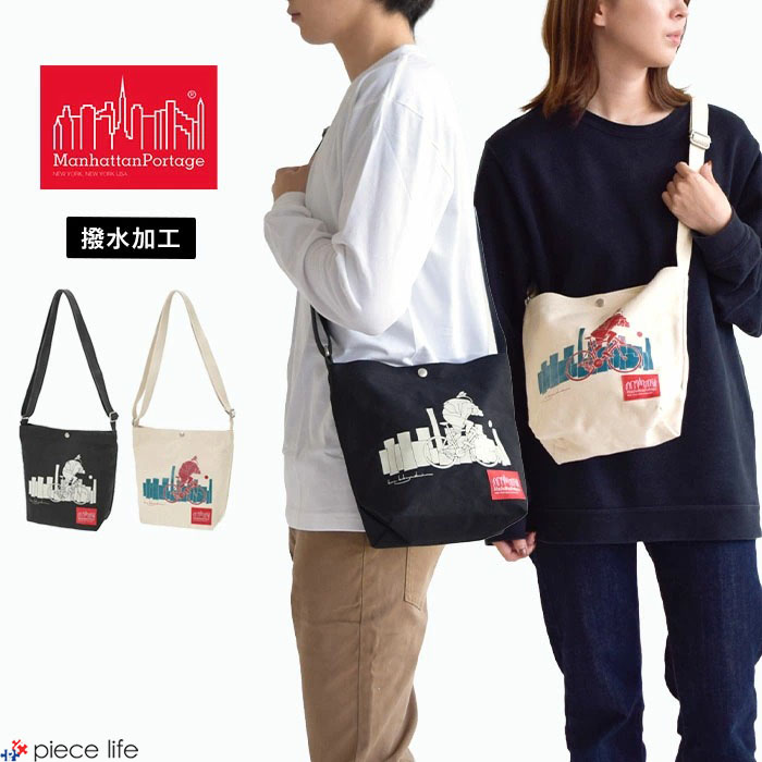 GOD BLESS YOU ×ManhattanPortage ショルダーバッグ ツインシティーズバッグ Manhattan Portage マンハッタン