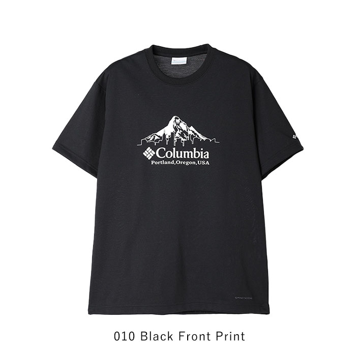 tシャツ Columbia／ハーパースパイア グラフィック ショートスリーブ Tシャツ／コロンビア／吸湿・速乾／UVカット／透けにくいピケ素材／ユニセ Amazon | [コロンビア] ハーパースパイアグラフィックショート
