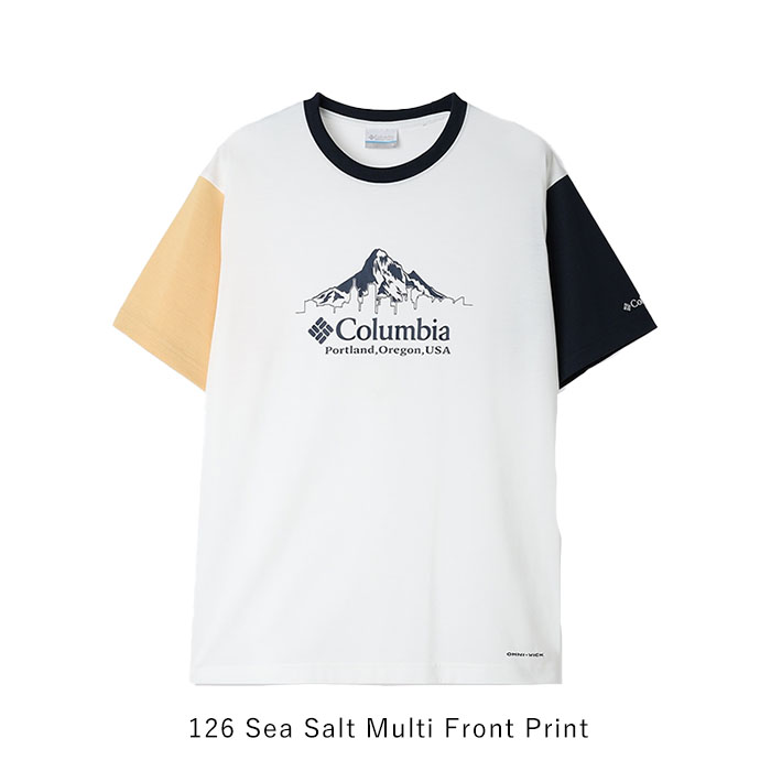 2025春夏新作 コロンビア Columbia Tシャツ 半袖 トップス メンズ レディース UVカット 紫外線 吸湿速乾 ドライ ヘビーウェイト ロマビスタ アウトドア PM0960 Columbia 2025春夏新作 コロンビア Tシャツ 半袖 トップス