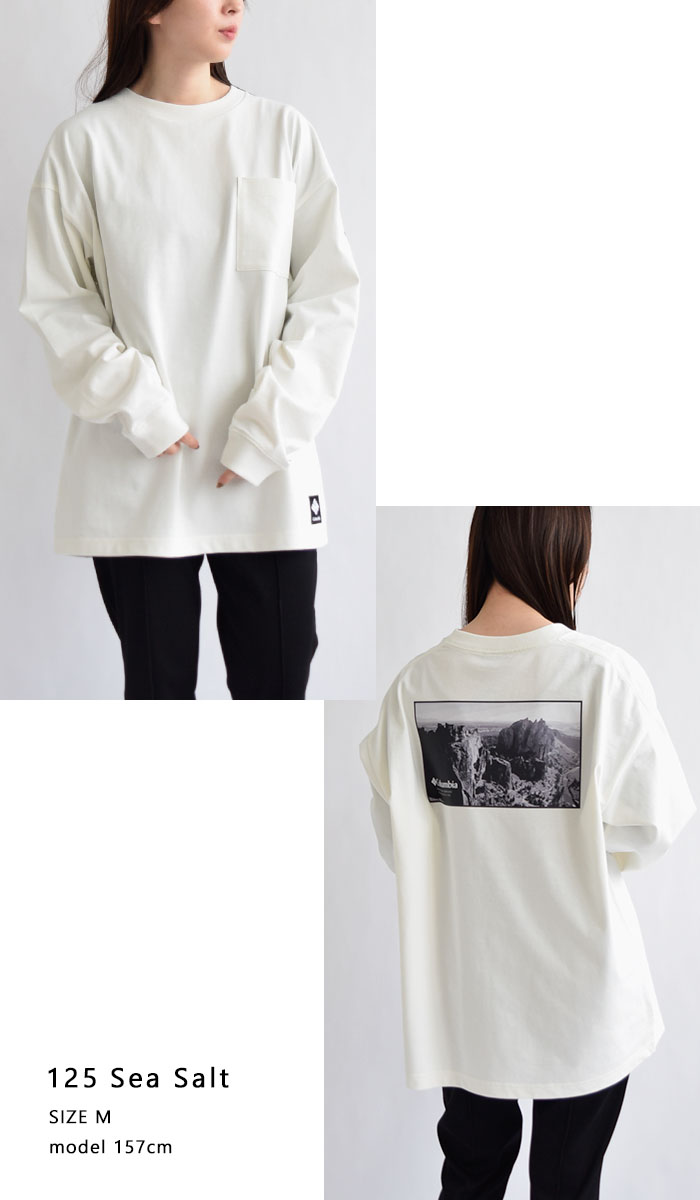 Columbia コロンビア Tシャツ ロンT 長袖ミラーズ クレスト