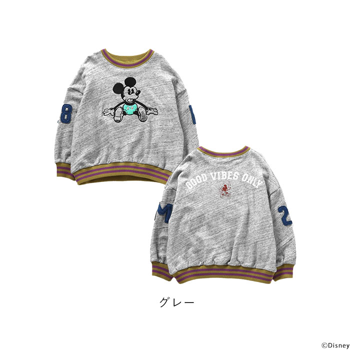 F.O.KIDS 2024秋冬新作 エフオーキッズ ミッキー トレーナー