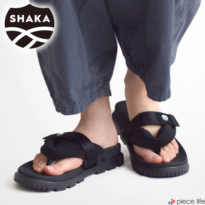 SHAKAゼブラ柄 トングサンダル SANDAL シャカ新作サンダル「アニマル パック」シリーズ、ゼブラ柄×本革