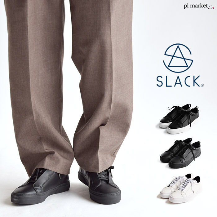 スラック スニーカー SLACK FOOTWEAR スラック フットウェア レザースニーカー メンズ レディース スニーカー 靴 ローカット 2WAY  : sl1518 : piece life - 通販 - Yahoo!ショッピング