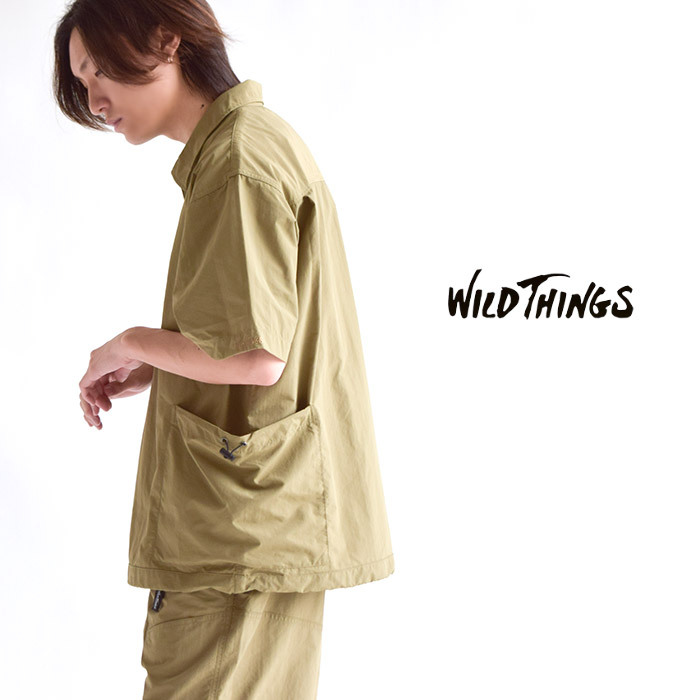 WILD THINGS ワイルドシングス S/S CAMP PULLOVER シャツ プルオーバー