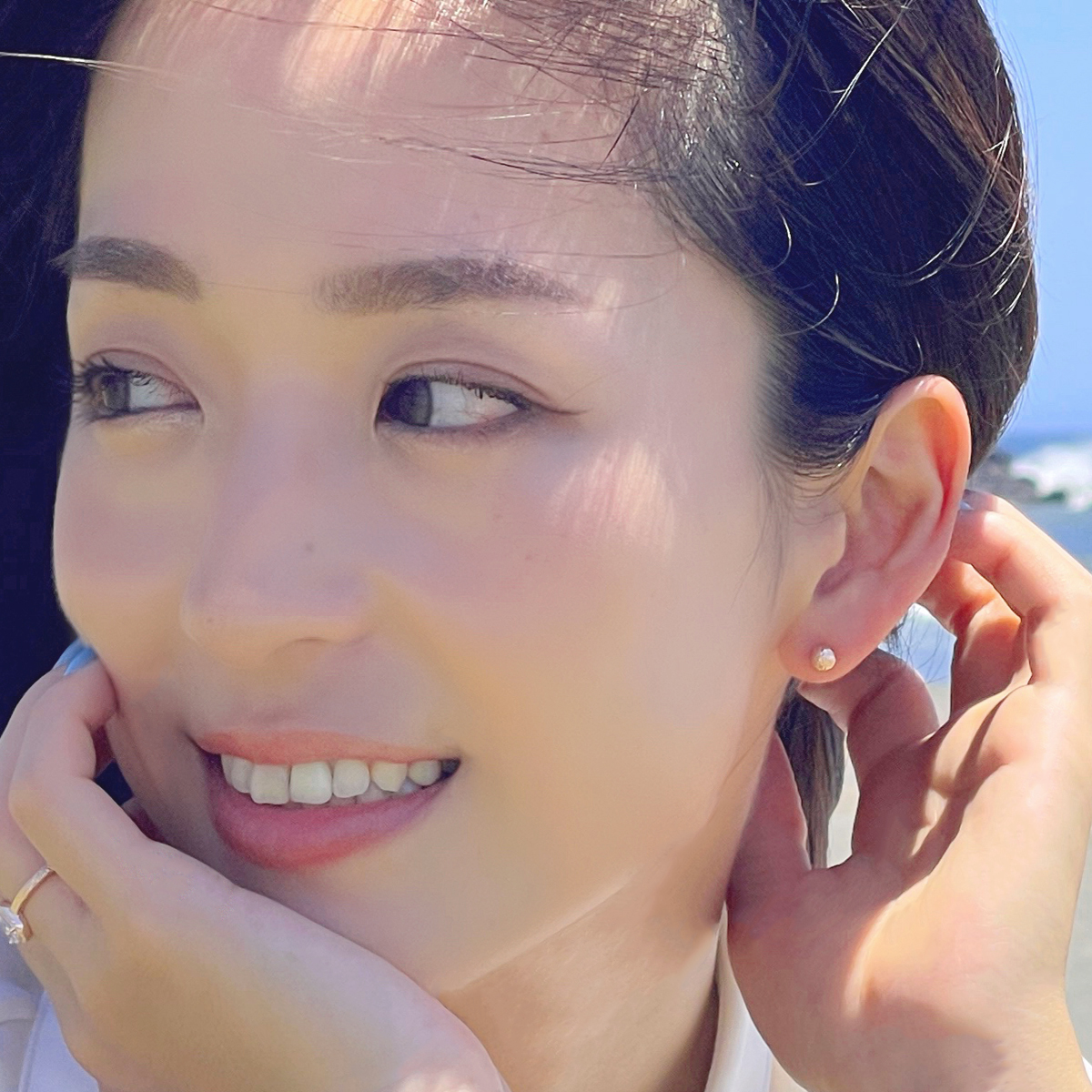 ハワイアンジュエリー 一粒ピアス スタッド サージカルステンレス316L ボール プルメリア 波 金属アレルギー対応 爆買 |  | 08