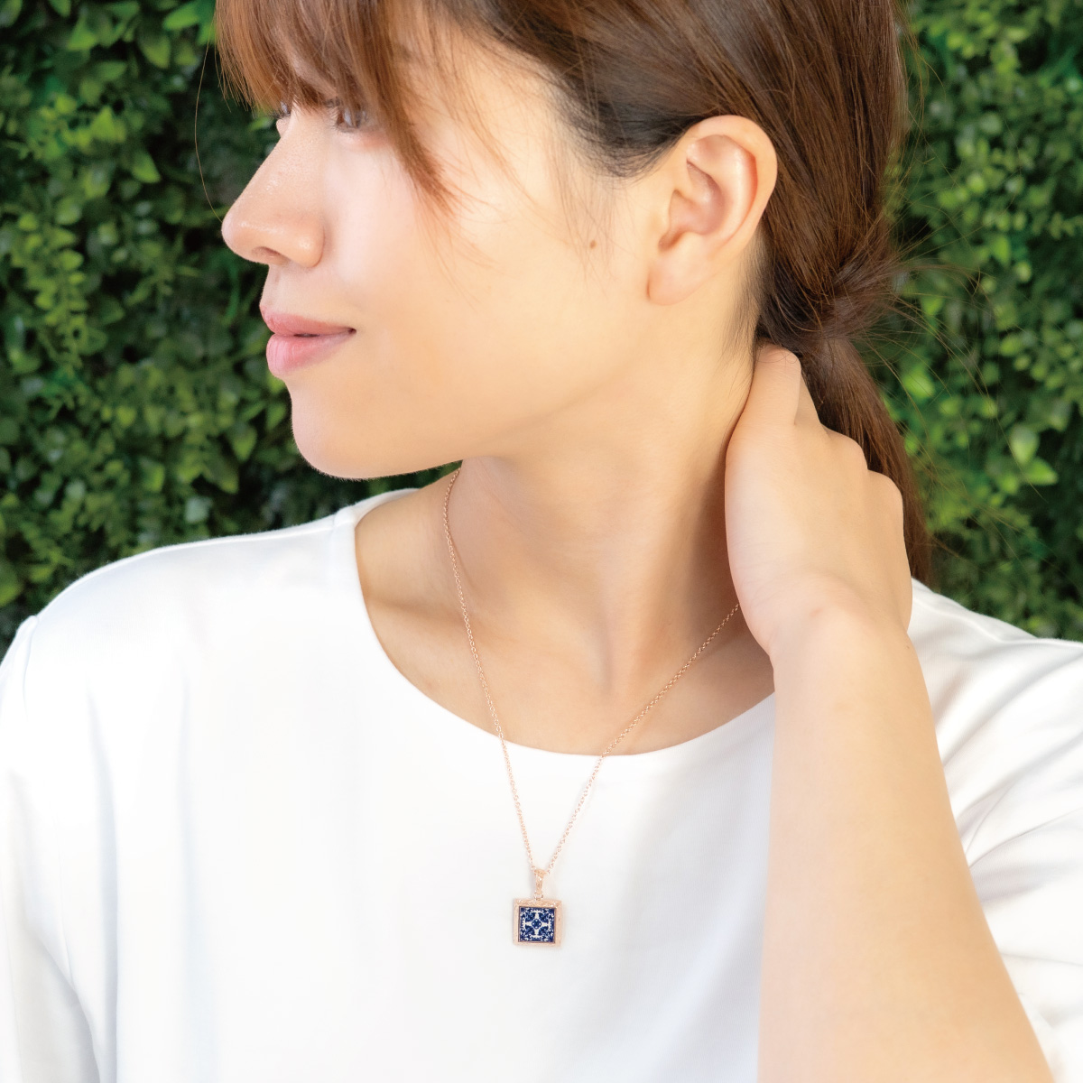 ペンダント ネックレス レディース ハワイアンジュエリー キルト模様 