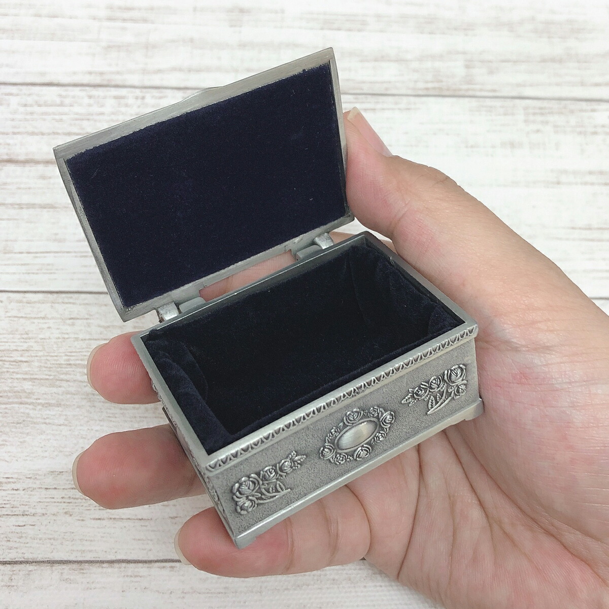 アクセサリーケース レトロ アンティーク風 バラ 薔薇 ローズ