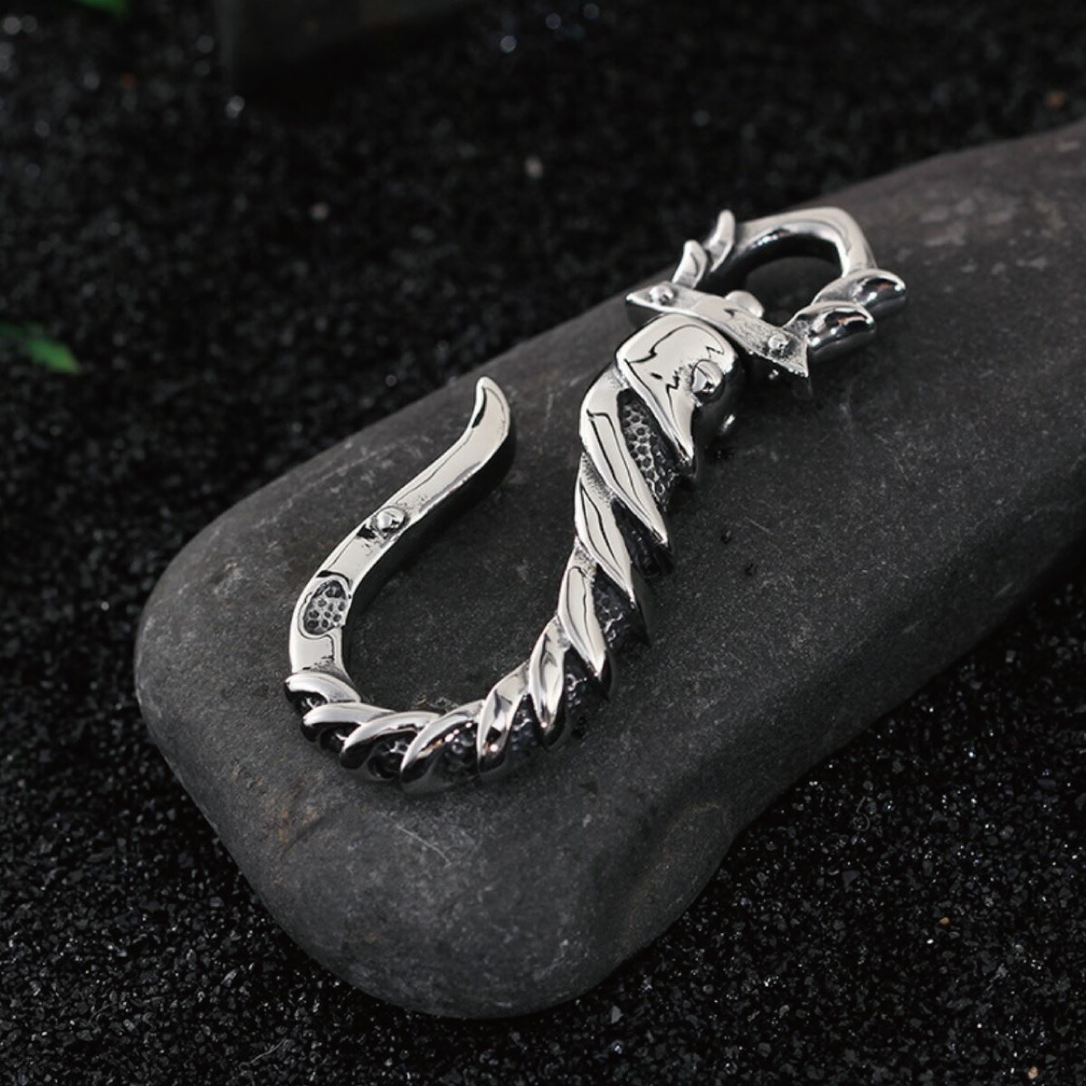 ウォレットチェーン キーホルダー用 フックのみ サージカルステンレス