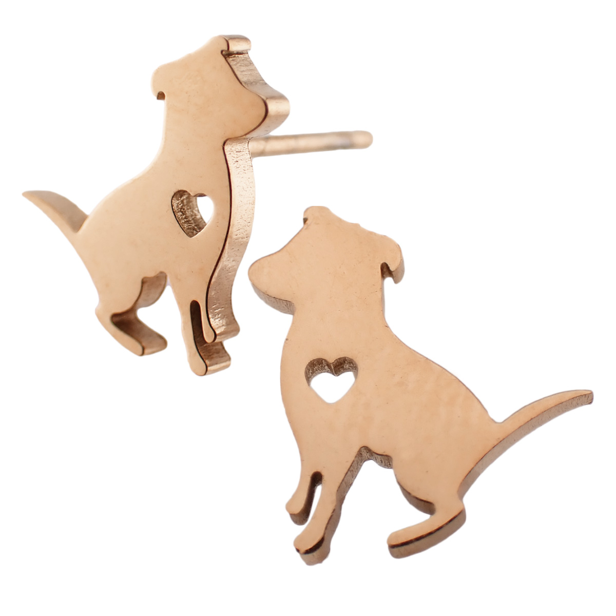 【Radley】ドッグ 犬 ハート クリスタル ピアス【送料関税込】 RADLEY】ドッグ 犬 クリスタル ピアス 2つセット【送関込