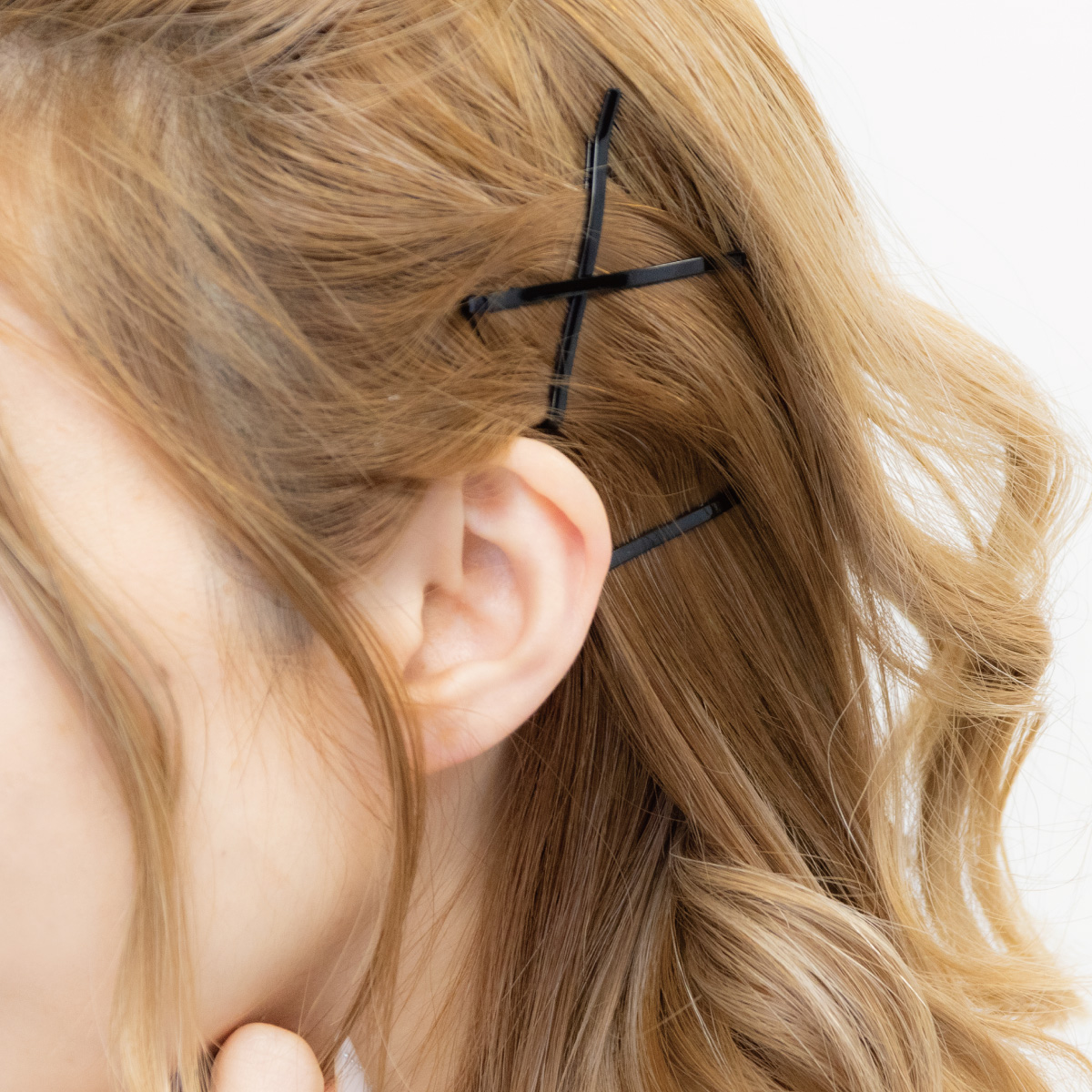 ブラックスリットデザインヘアピン多量セット ブラックスリットデザインヘアピン多量セット ブラックスリット