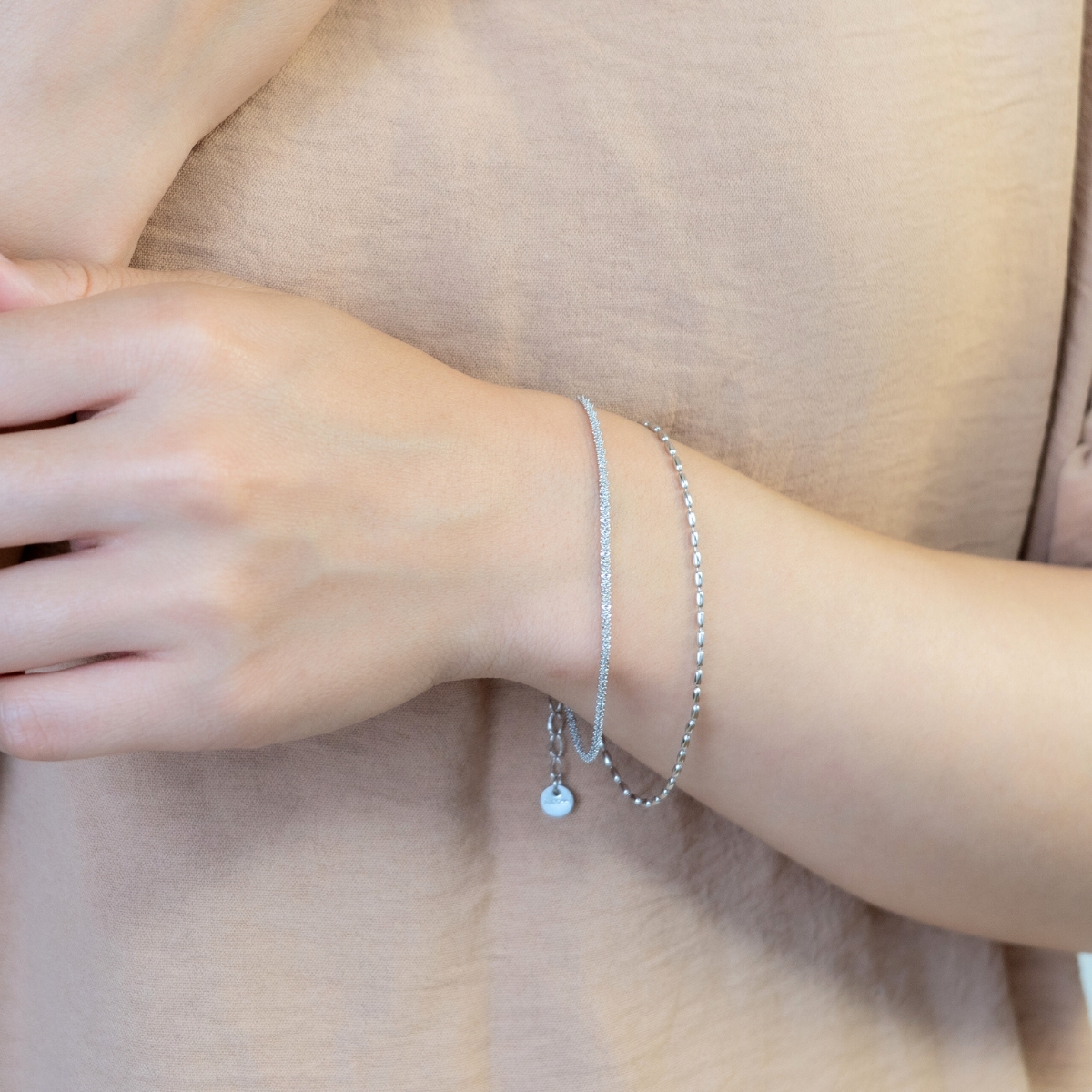 ブレスレット ネックレス 2点セット チェーン レディース メンズ