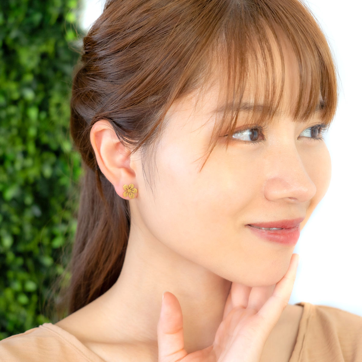 ピアス レディース サージカルステンレス 両耳用 フラワー 花 花形 花