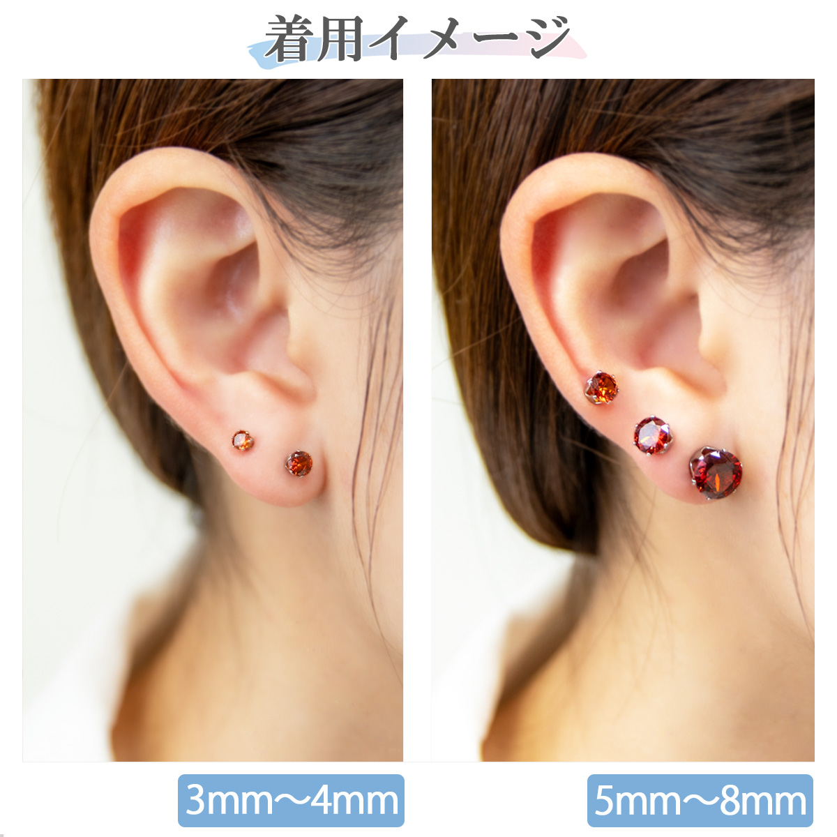 りみ様 サージカルステンレスピアス5点 ハンドメイドピアス ピアス サージカルステンレス 両耳 5ペアセット 金属アレルギー