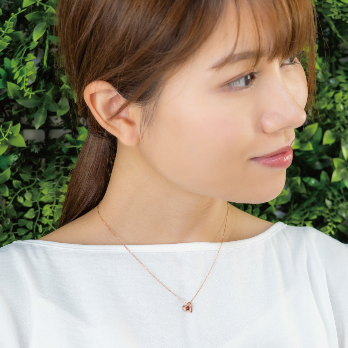 ネックレス ペンダント レディース シルバー925 誕生石 天然石 オープンハート ハート型 誕生石カラー バースデーカラー ワンストーンの画像