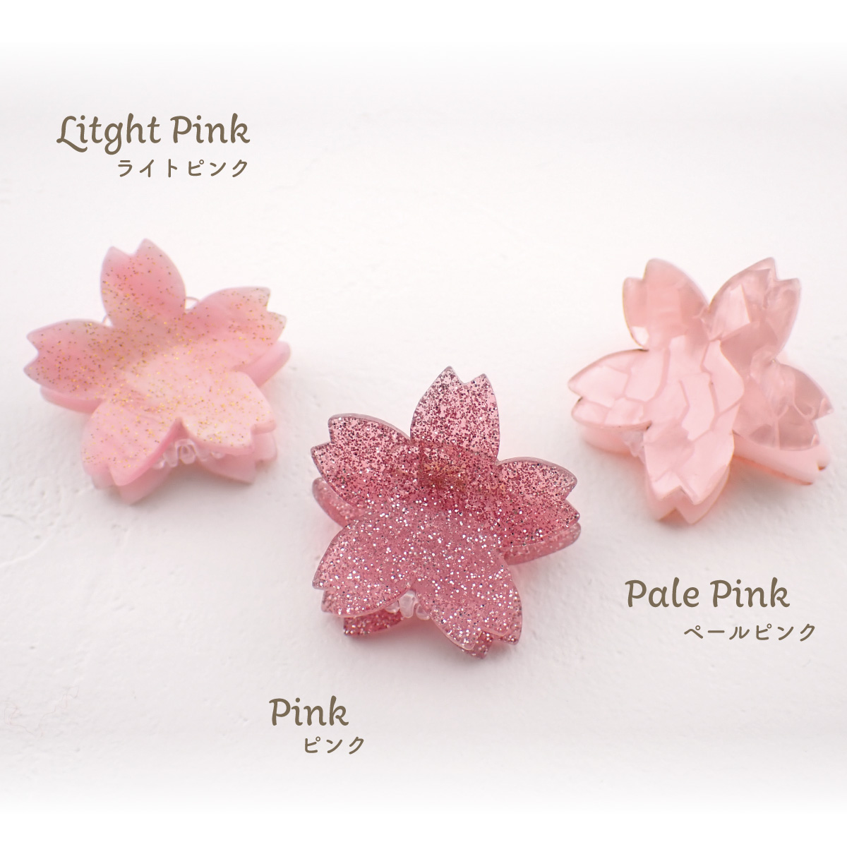 ヘアクリップ ヘアバレッタ ヘアアクセサリー 日本製 レディース 桜
