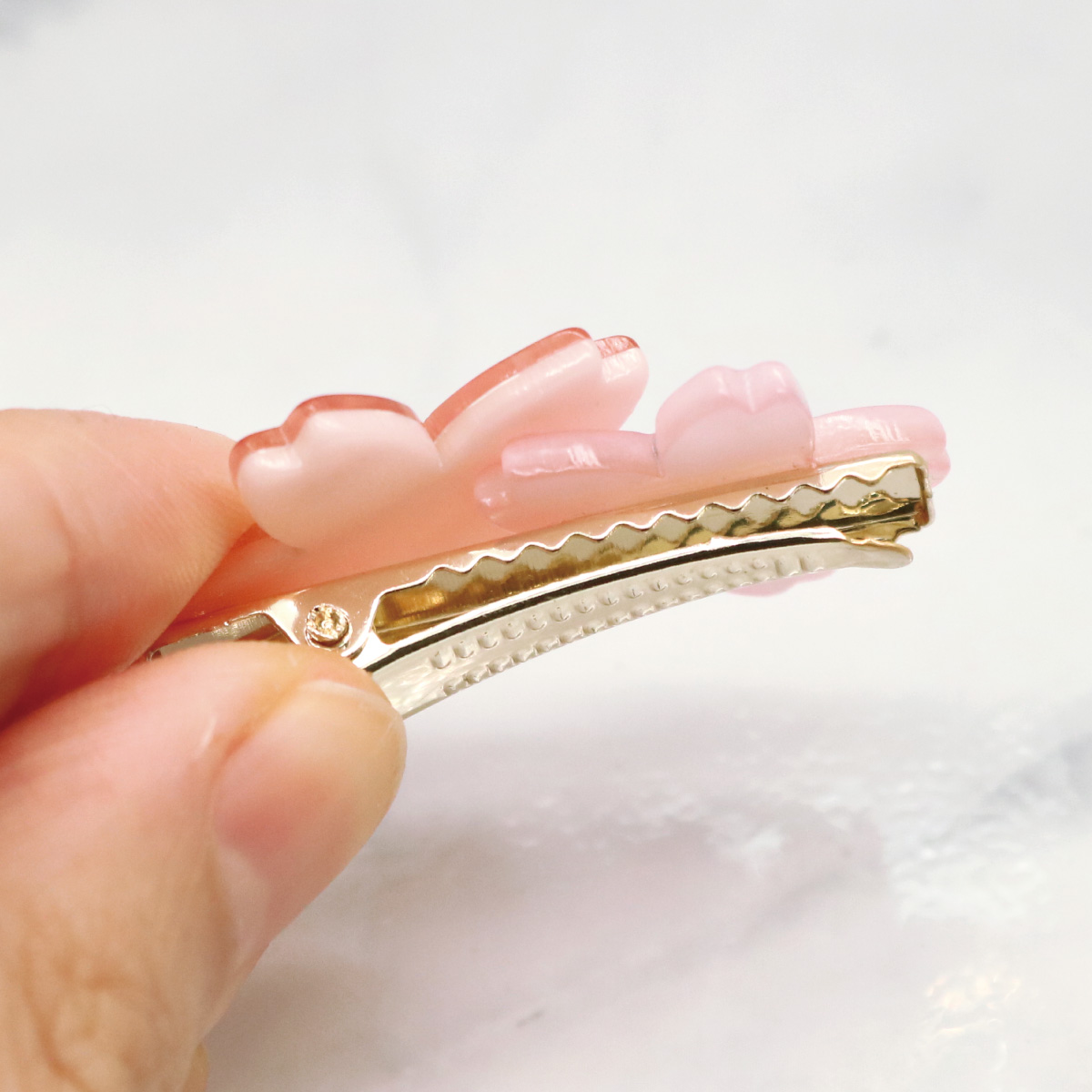 ヘアクリップ ヘアアクセサリー レディース 桜 サクラ さくら 花 春 髪