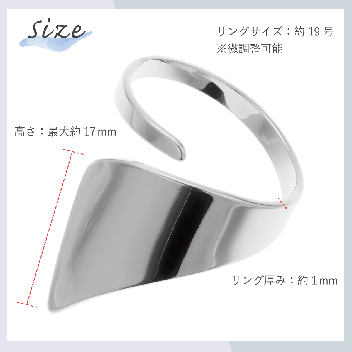 リング レディース メンズ シルバー925 ニュアンス 大ぶり 